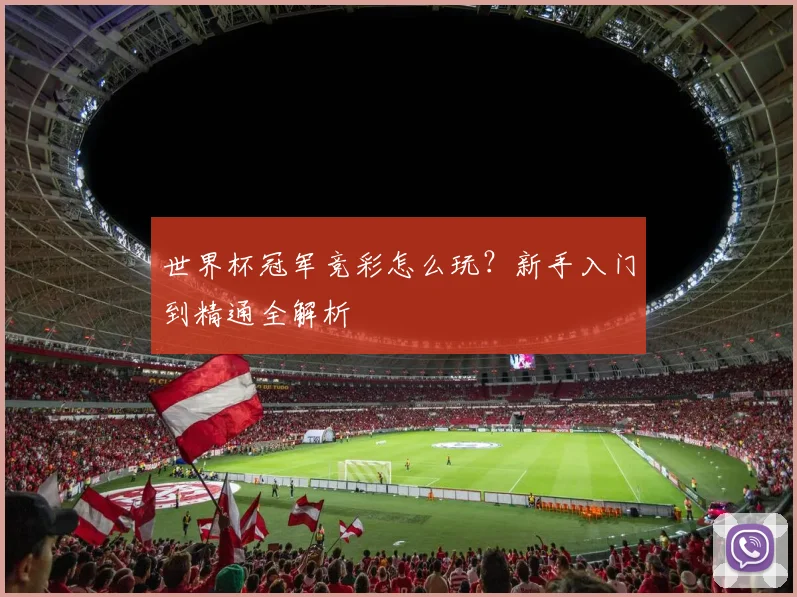 世界杯冠军竞彩怎么玩?新手入门到精通全解析